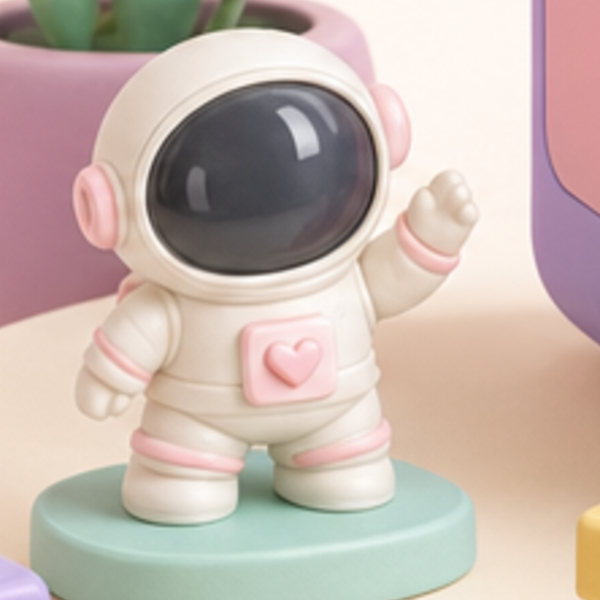 Figura astronauta impresa en 3D