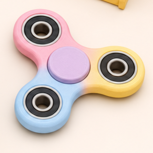 Spinner tri-blade pastel